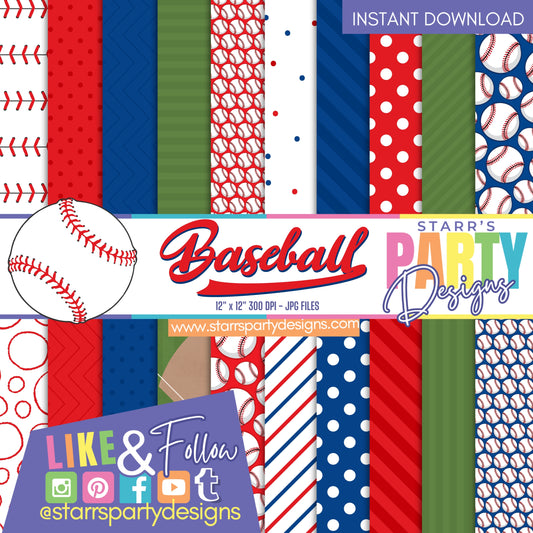 PAQUETE DE PAPEL DE BÉISBOL 2