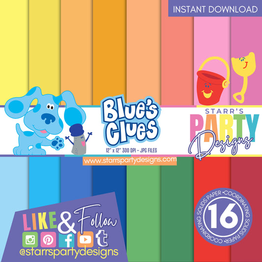PAQUETE DE PAPEL DE LAS PISTAS DE BLUE 1