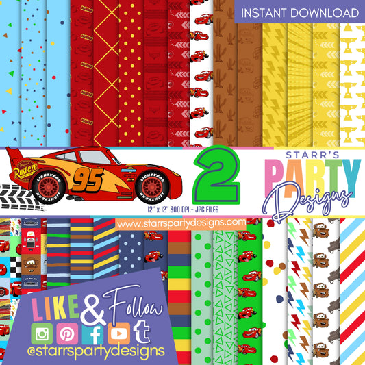 CARS PAPER PACK 2