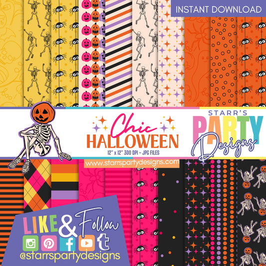PAQUETE DE PAPEL FELIZ HALLOWEEN 1