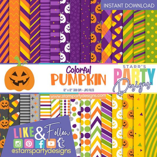 PAQUETE DE PAPEL FELIZ HALLOWEEN 1
