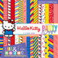 PAQUETE DE PAPEL ROJO HELLO KITTY 1