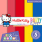PAQUETE DE PAPEL SÓLIDO ROJO DE HELLO KITTY