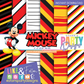 PAQUETE DE PAPEL ROJO RAYAS DE MICKEY MOUSE