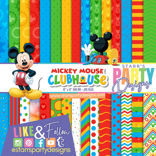 PAQUETE DE PAPEL DE LA CASA DE MICKEY