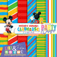 PAQUETE DE PAPEL DE RAYAS DE LA CASA DE MICKEY