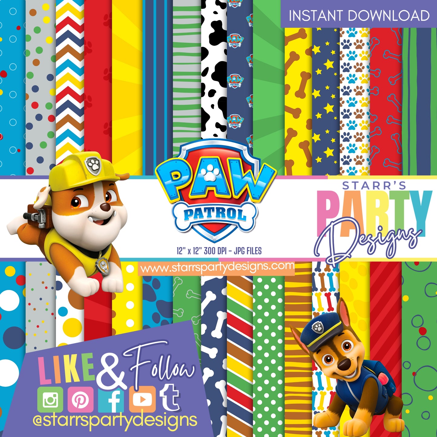 PAQUETE DE PAPEL PATRULLA CANINA 1