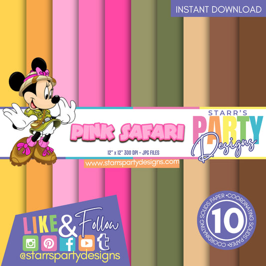 PAQUETE DE PAPEL DE PRIMAVERA DE MINNIE MOUSE 1
