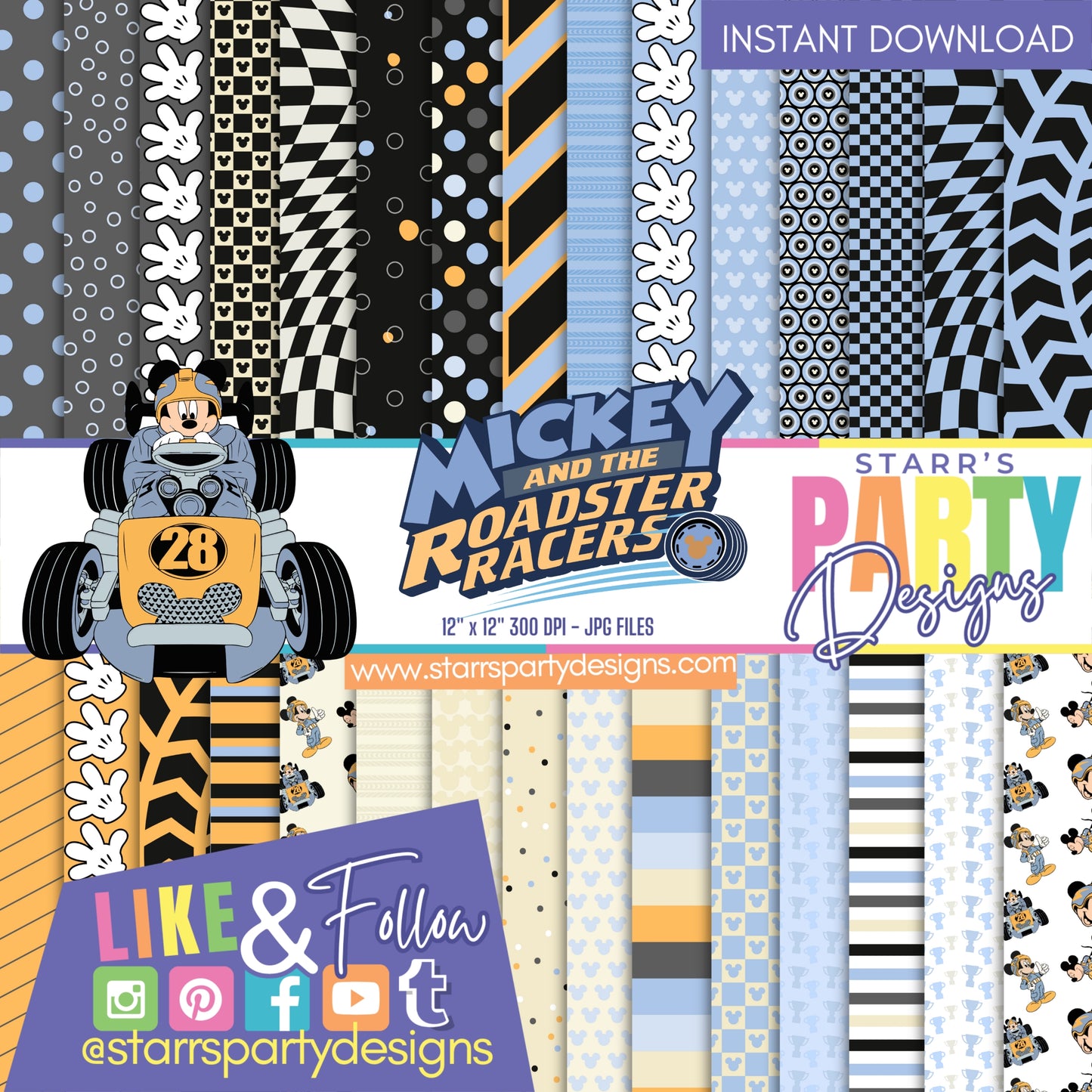 RACER MICKEY PAPER PACK