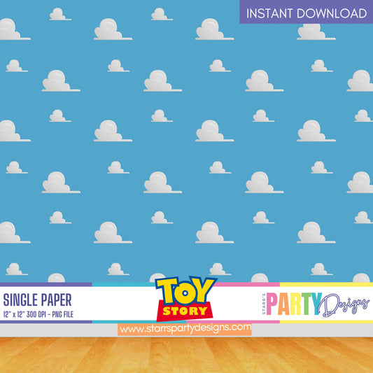 PAQUETE DE PAPEL DE TOY STORY 1