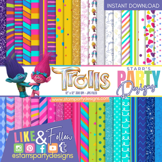 TROLLS PAPER PACK B1