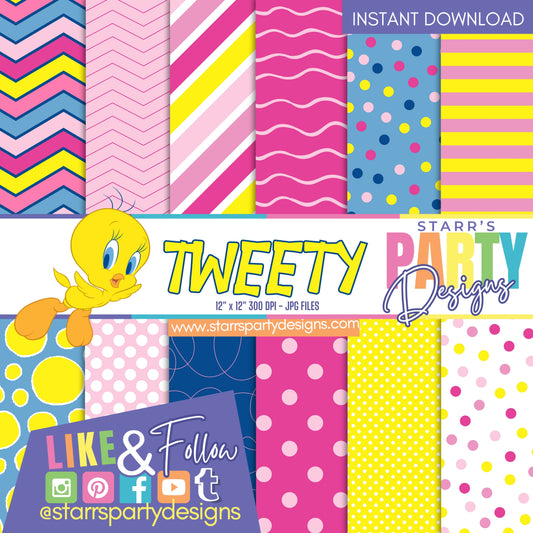 PAQUETE DE PAPEL TWEETY BIRD 2