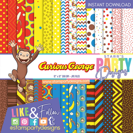 CURIOUS GEORGE PAPER PACK 1