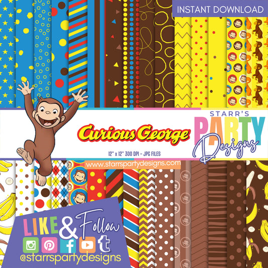 CURIOUS GEORGE PAPER PACK 2