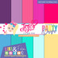PAQUETE DE PAPEL SÓLIDO JOJO SIWA ESTILO 1