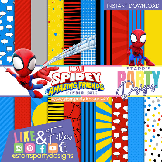 SPIDEY PAPER PACK 2