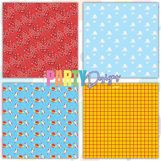 PAQUETE DE PAPEL DE TOY STORY 1