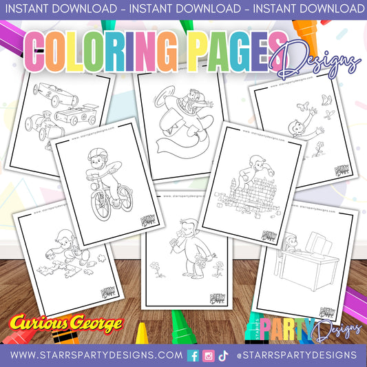 PINTAR CON GEORGE PAGINAS PARA COLOREAR