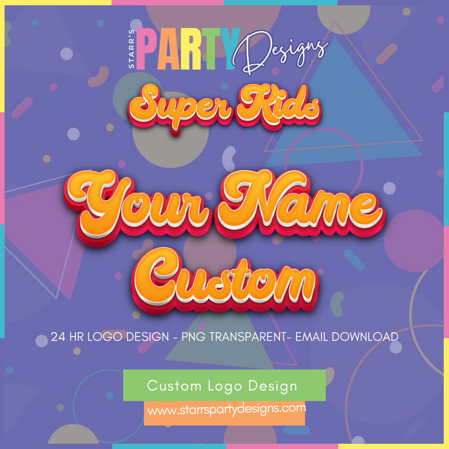 LOGOTIPO PERSONALIZADO | SUPER NIÑOS
