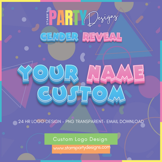 LOGOTIPO PERSONALIZADO | REVELACIÓN DE GÉNERO