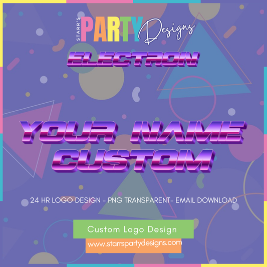 LOGOTIPO PERSONALIZADO | ELECTRÓN