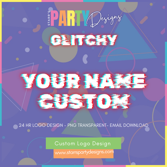 LOGOTIPO PERSONALIZADO | GLITCHY