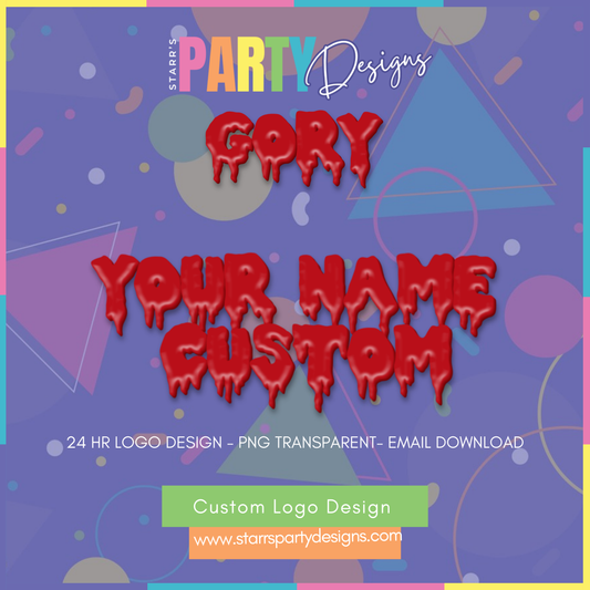 LOGOTIPO PERSONALIZADO | SANGRIENTO