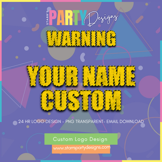 LOGOTIPO PERSONALIZADO | ADVERTENCIA