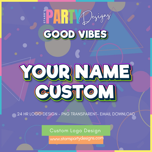 LOGOTIPO PERSONALIZADO | BUENAS VIBRAS