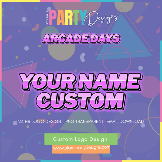 LOGOTIPO PERSONALIZADO | DÍAS DE ARCADE