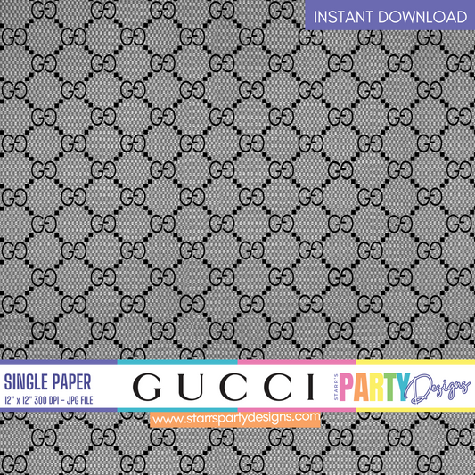 PAPEL DIGITAL CON PATRÓN GUCCI 3