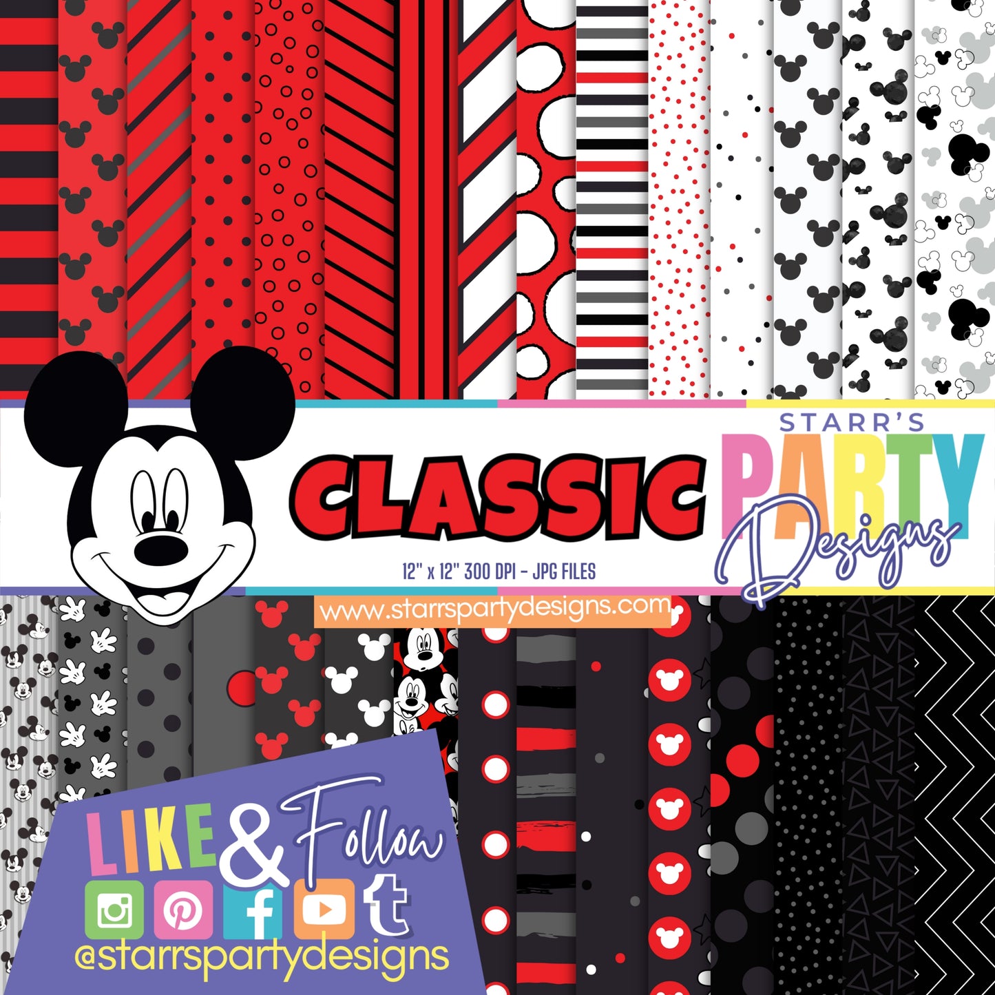 CLASSIC MICKEY PAPER PACK