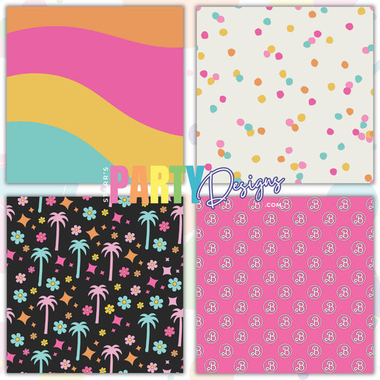 SURFS UP BARBIE DELUXE PAPER PACK