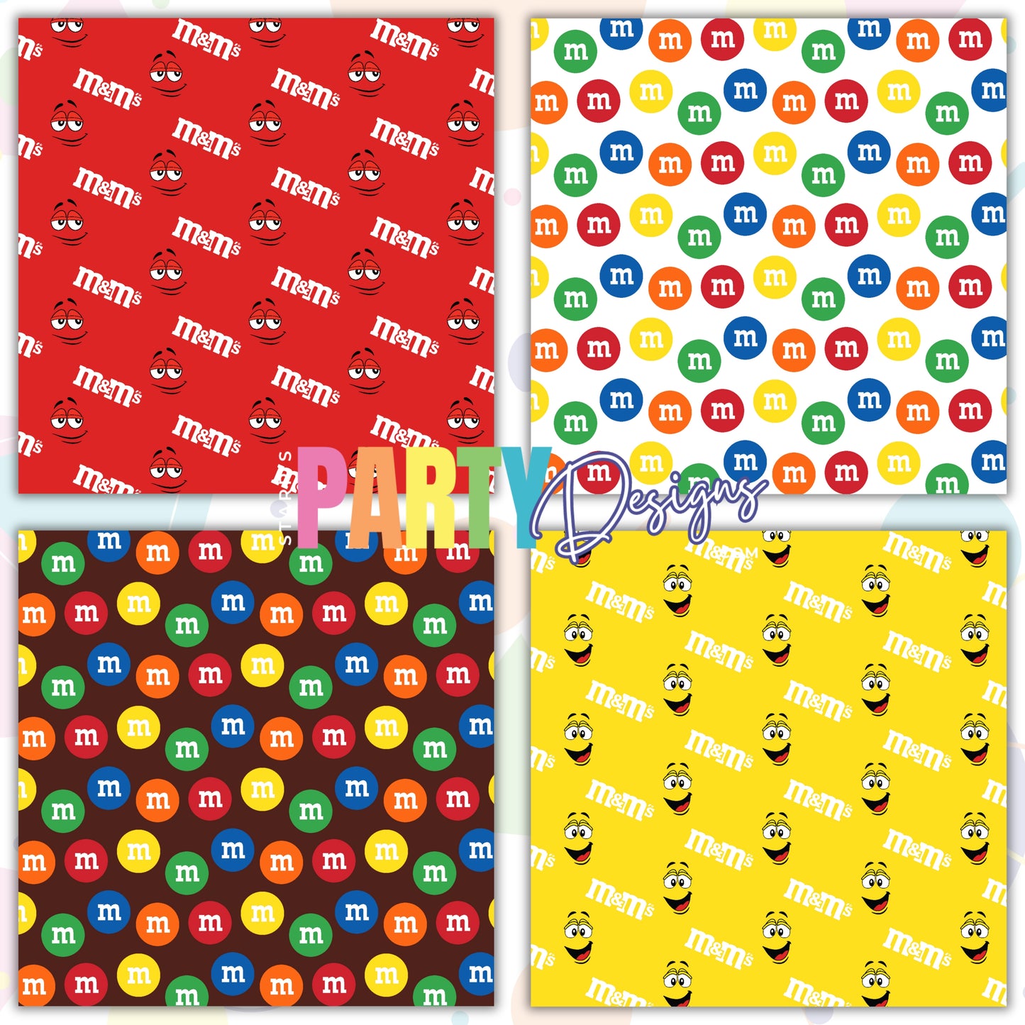 M&MS CHOCOLATE PAPER PACK 1