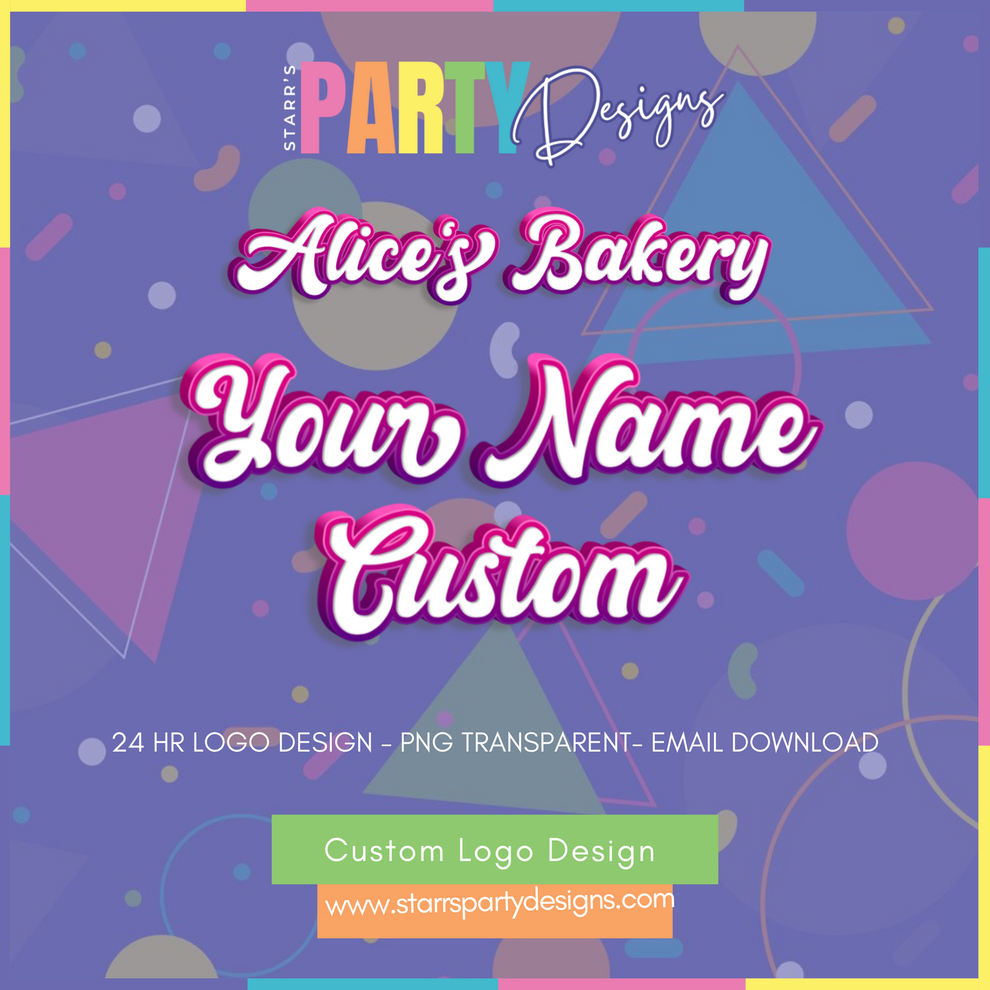 LOGOTIPO PERSONALIZADO | PANADERIA DE ALICE