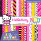 PAQUETE DE PAPEL HELLO KITTY ROSA 1