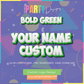 LOGOTIPO PERSONALIZADO | VERDE NEGRO