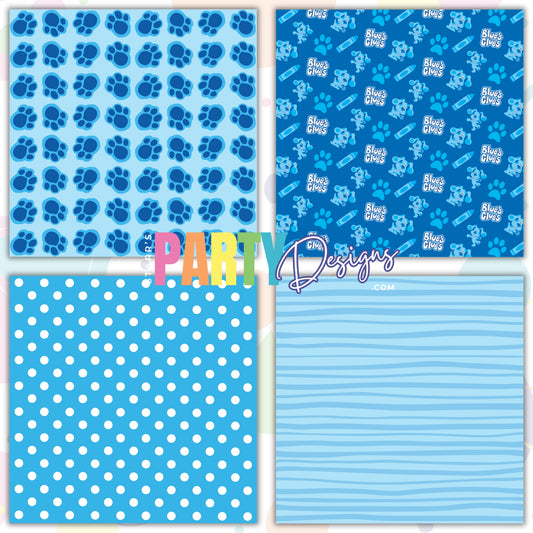 PAQUETE DE PAPEL DE LAS PISTAS DE BLUE 1