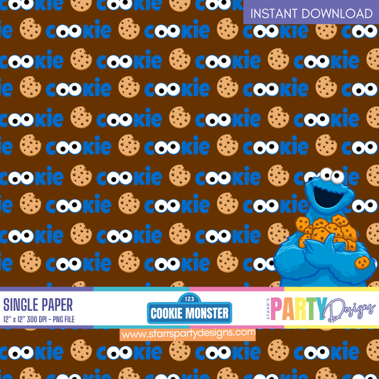 PAPEL DIGITAL MONSTRUO DE GALLETAS 2