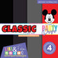 PAQUETE DE PAPEL SÓLIDO CLÁSICO DE MICKEY