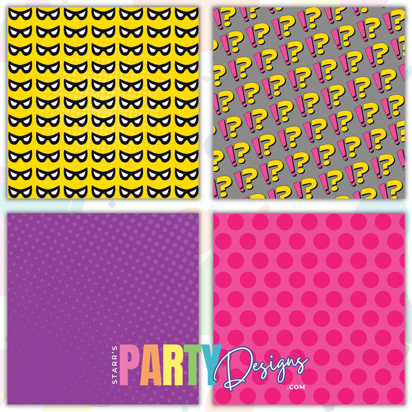 ¡BAM!? PAQUETE DE PAPEL PARA NIÑAS 1