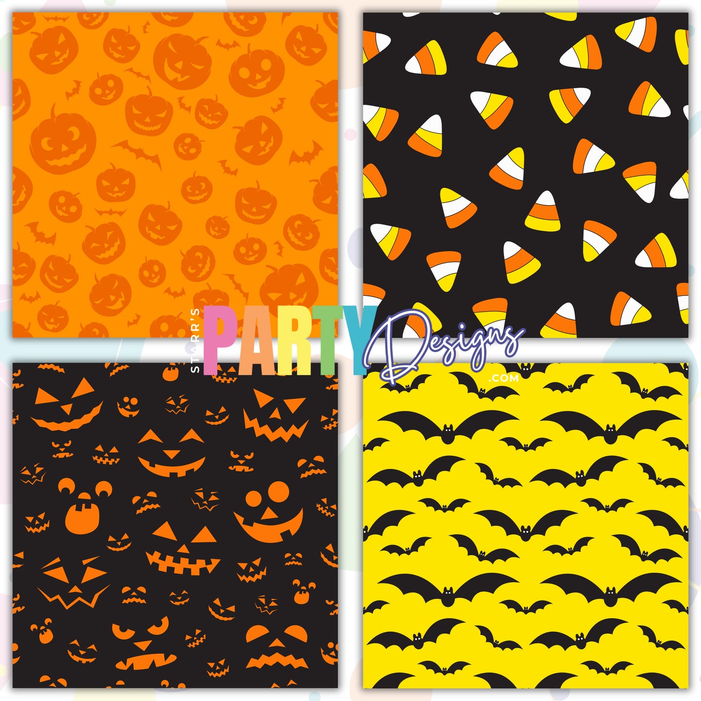 PAQUETE DE PAPEL FELIZ HALLOWEEN 1