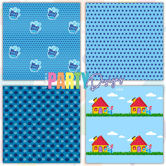 PAQUETE DE PAPEL DE LAS PISTAS DE BLUE 2