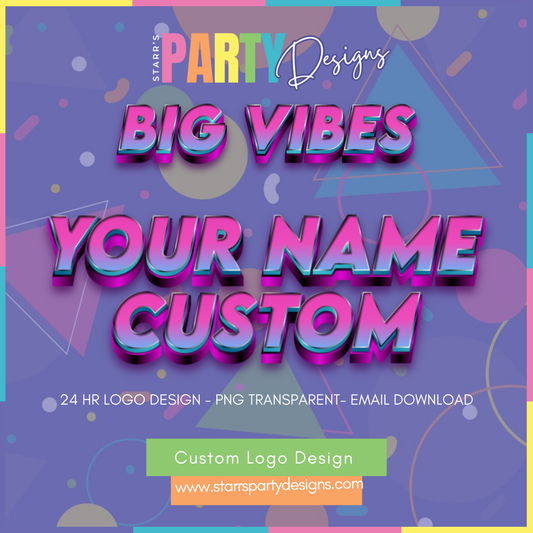 LOGOTIPO PERSONALIZADO | GRANDES VIBRACIONES