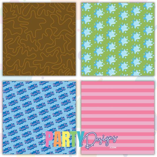 PAQUETE DE PAPEL PEPPA PIG 2