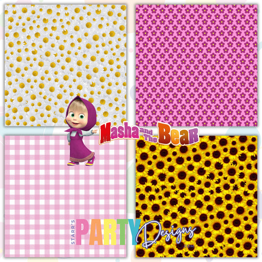 PAQUETE DE PAPEL MASHA Y EL OSO 2
