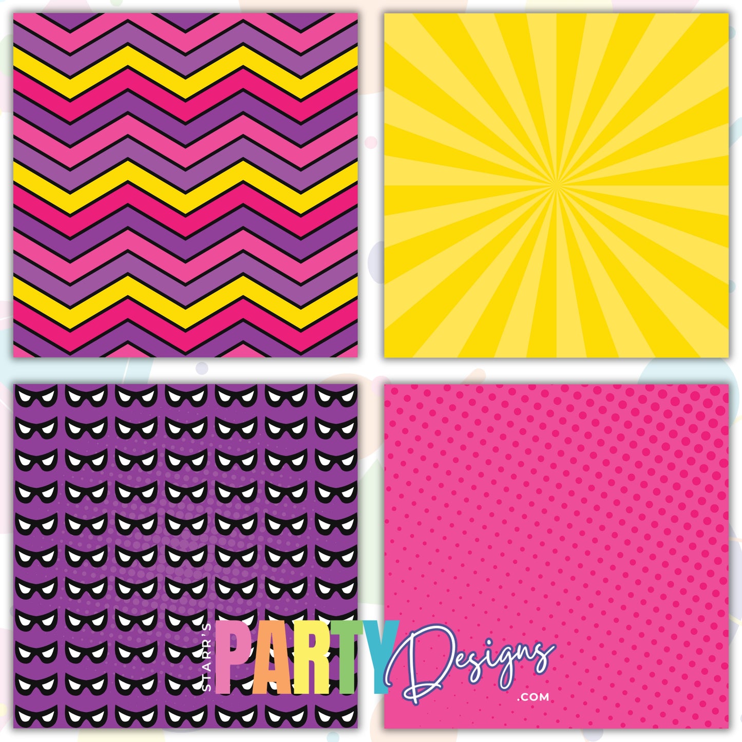 ¡BAM!? PAQUETE DE PAPEL PARA NIÑAS 1