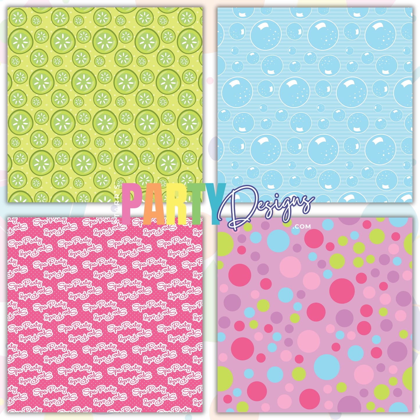 PAQUETE DE PAPEL PARA FIESTA DE SPA