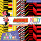 RED MINNIE MOUSE STRIPES PAPER PACK