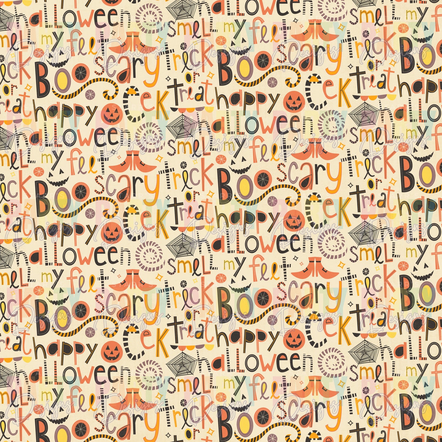PAQUETE DE PAPEL FELIZ HALLOWEEN 1